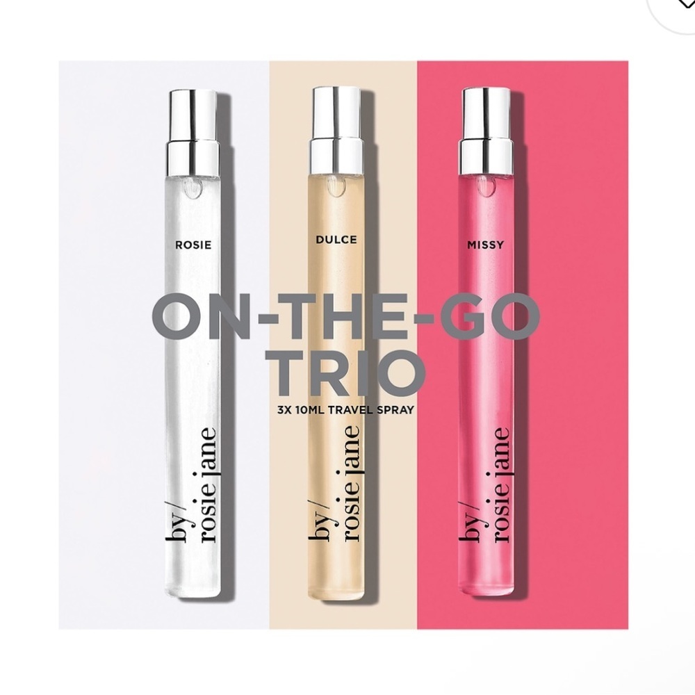 By Rosie Jane On The Go Perfume Trio Rosie Dulce Missy 10ml - New in Box - Picture 2 of 5